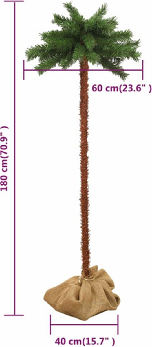 vidaXL Kerstboom 180 cm LED