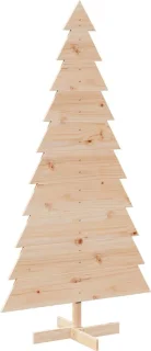 vidaXL kerstboom 180 cm massief grenenhout