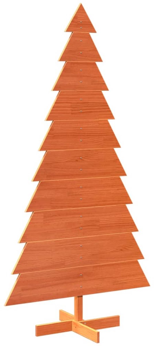 vidaXL Kerstboom 180 cm Massief Grenenhout Wasbruin