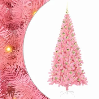 vidaXL kerstboom 180 cm roze PVC