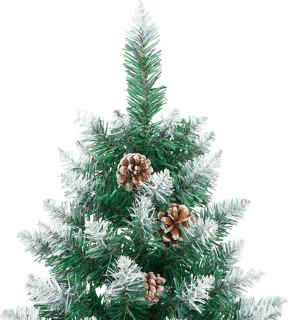 vidaXL Kerstboom 180 cm smal groen