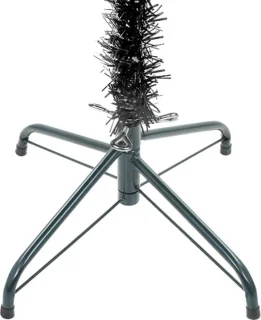 vidaXL Kerstboom 180 cm Smal Zwart