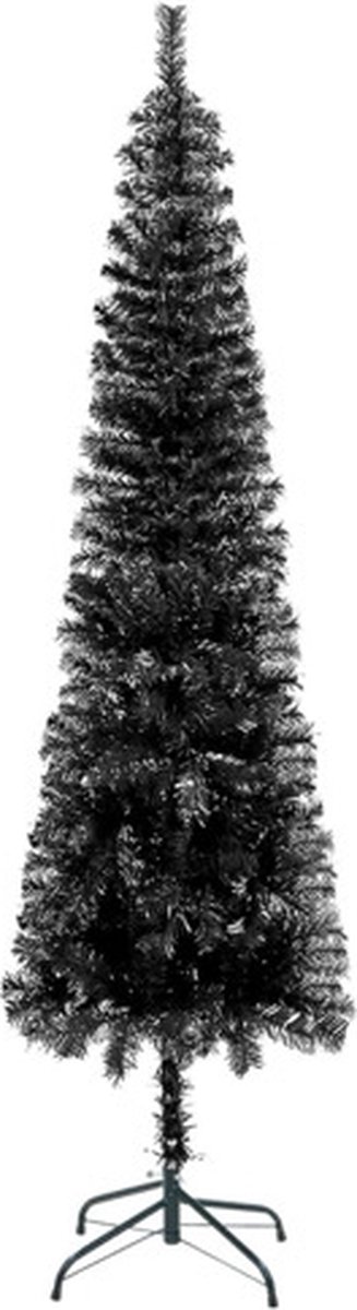 vidaXL Kerstboom 180 cm Smal Zwart