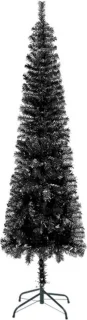 vidaXL Kerstboom 180 cm Smal Zwart