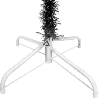 vidaXL Kerstboom 180 cm Smal Zwart