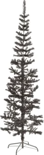 vidaXL Kerstboom 180 cm Smal Zwart