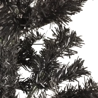 vidaXL Kerstboom 180 cm Smal Zwart