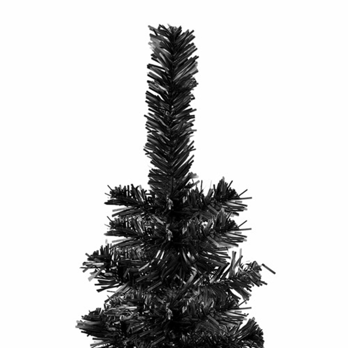 vidaXL Kerstboom 180 cm Smal Zwart
