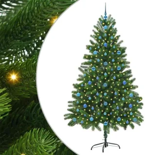 vidaXL kerstboom 210 cm groen met standaard