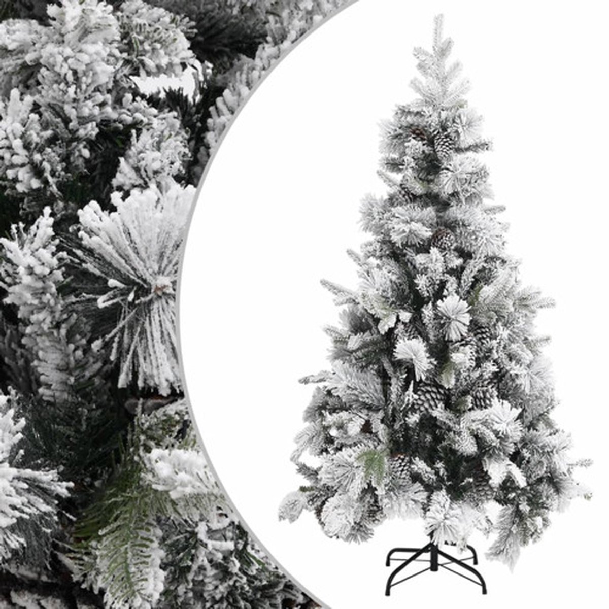 vidaXL Kerstboom 225 cm PVC en PE