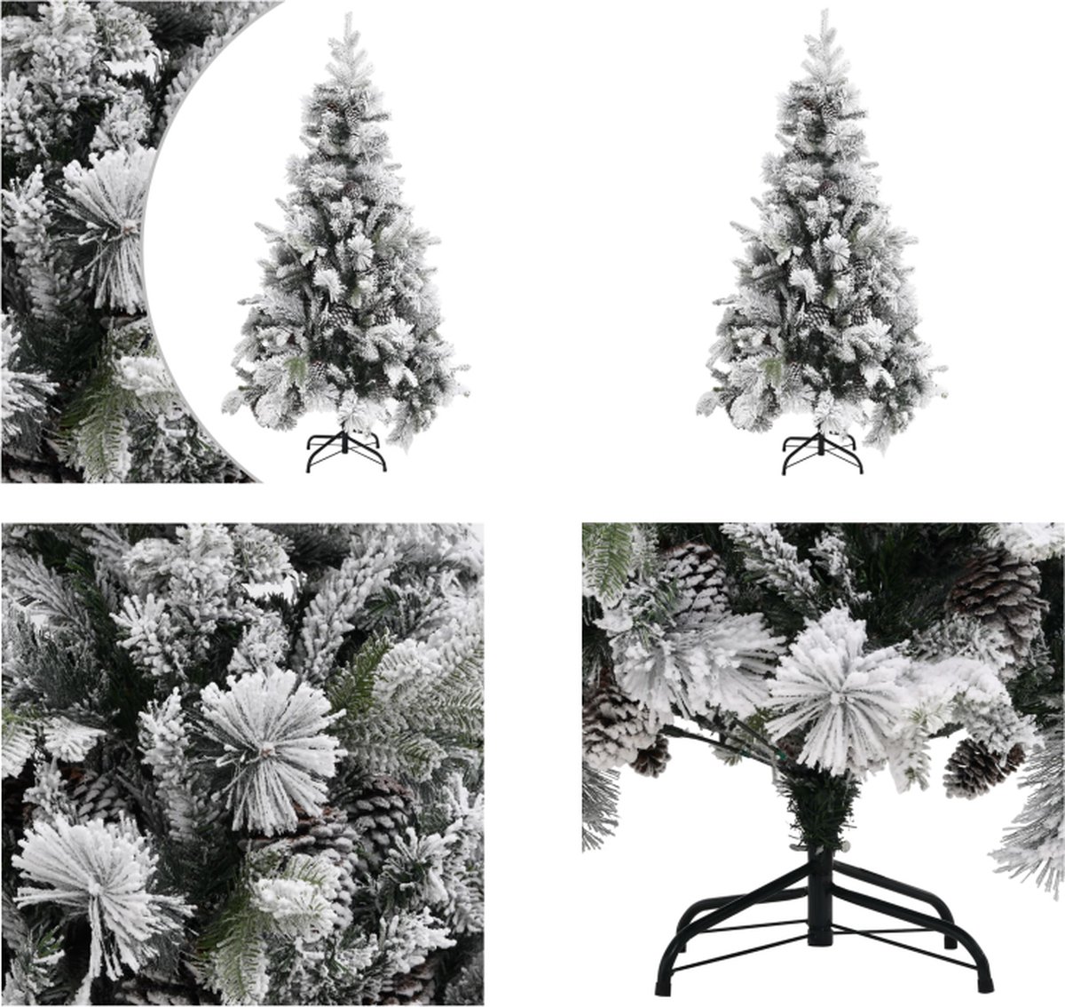 vidaXL Kerstboom 225 cm PVC en PE