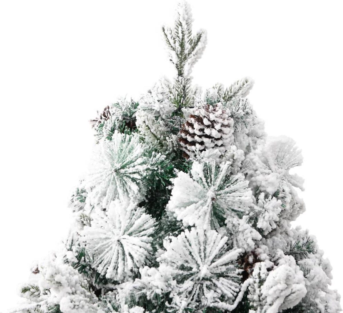 vidaXL Kerstboom 225 cm PVC en PE met LED