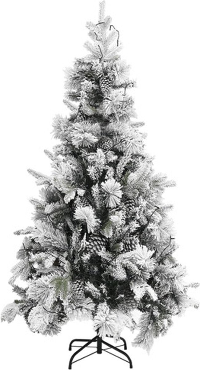 vidaXL Kerstboom 225 cm PVC en PE met LED
