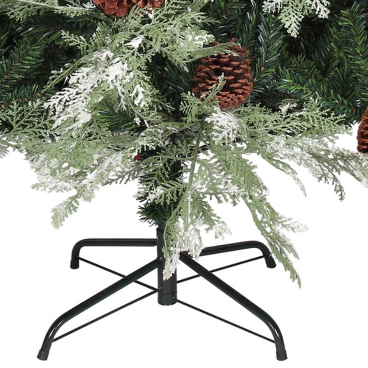 vidaXL Kerstboom 225 cm PVC PE groen