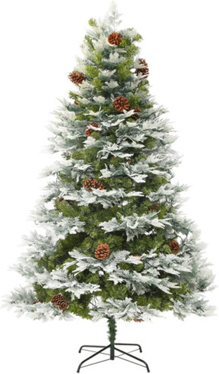 vidaXL Kerstboom 225 cm PVC PE groen