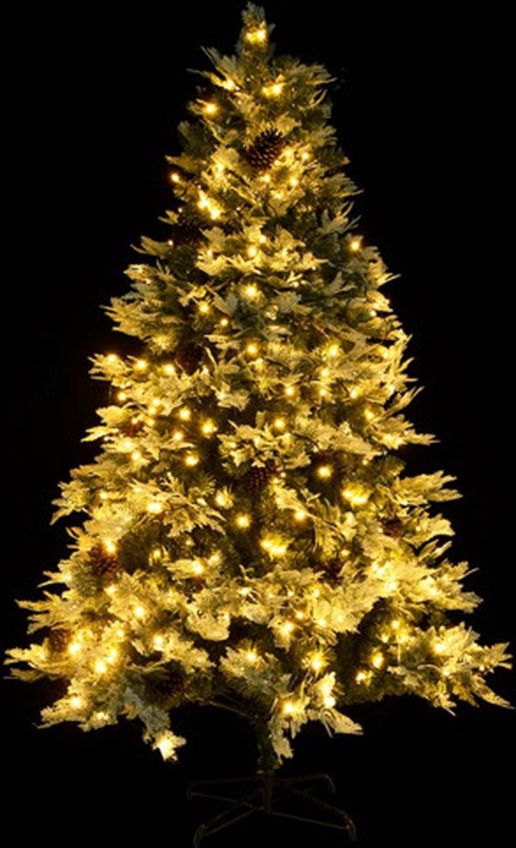 vidaXL Kerstboom 225 cm PVC PE groen
