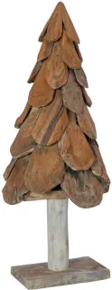 vidaXL kerstboom bruin 91 cm teakhout