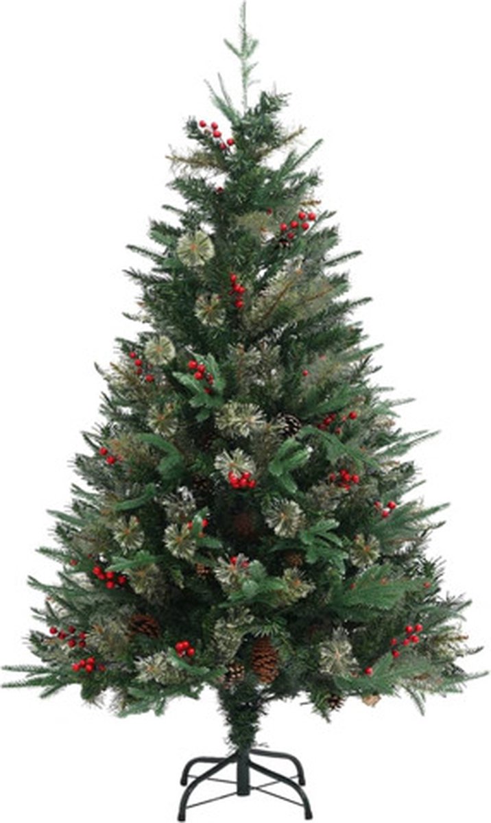 vidaXL Kerstboom Den 120 cm PVC PE Groen