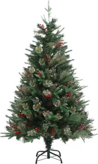 vidaXL Kerstboom Den 120 cm PVC PE Groen