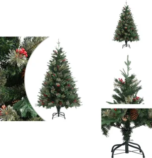 vidaXL Kerstboom Den 120 cm PVC PE Groen