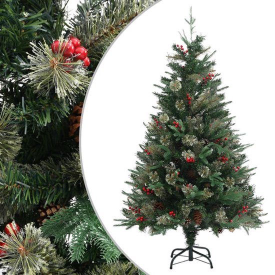 vidaXL Kerstboom Den 120 cm PVC PE Groen