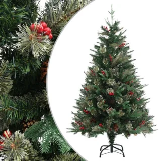 vidaXL Kerstboom Den 120 cm PVC PE Groen