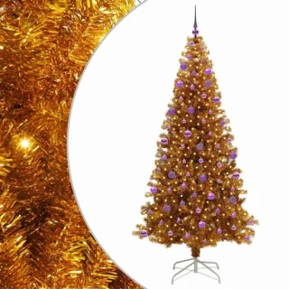 vidaXL kerstboom goud 210 cm PET