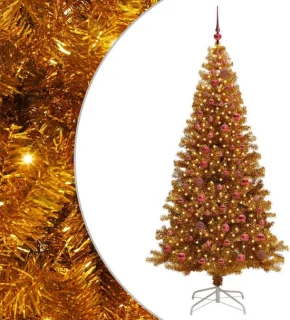 vidaXL kerstboom goud 210 cm PET