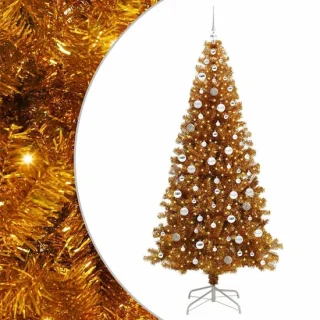 vidaXL kerstboom goud 210 cm van PET