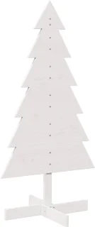 vidaXL kerstboom grenenhout wit 120 cm