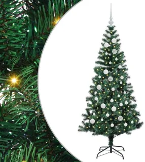 vidaXL kerstboom groen 150 cm PVC en metaal