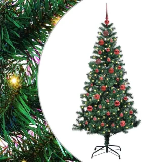 vidaXL kerstboom groen 150 cm PVC en metaal