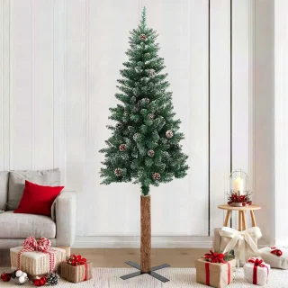 vidaXL Kerstboom Hout 210 cm Groen