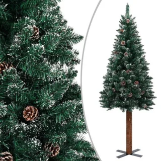 vidaXL Kerstboom Hout 210 cm Groen