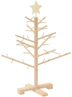 vidaXL kerstboom KOTKA van bamboe en massief grenenhout, 75 cm
