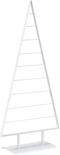 vidaXL kerstboom Kuopio 210 cm staal wit