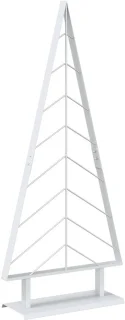 vidaXL kerstboom Kuopio met standaard 125 cm wit