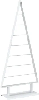vidaXL Kerstboom Kuopio wit staal 125 cm