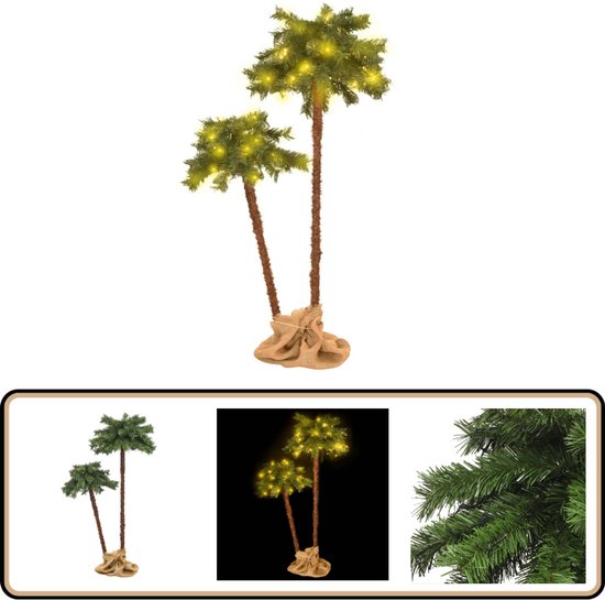 vidaXL Kerstboom LED 125 cm en 210 cm