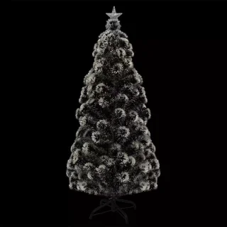 vidaXL Kerstboom LED 210 cm glasvezel met standaard