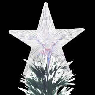 vidaXL Kerstboom LED 210 cm glasvezel met standaard
