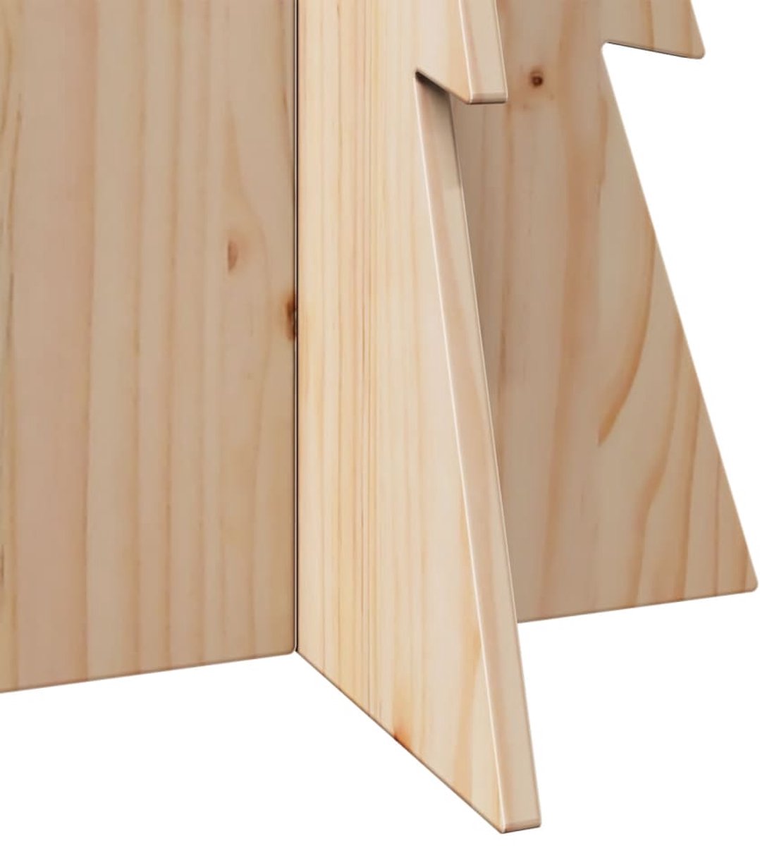 vidaXL Kerstboom massief grenenhout 112 cm