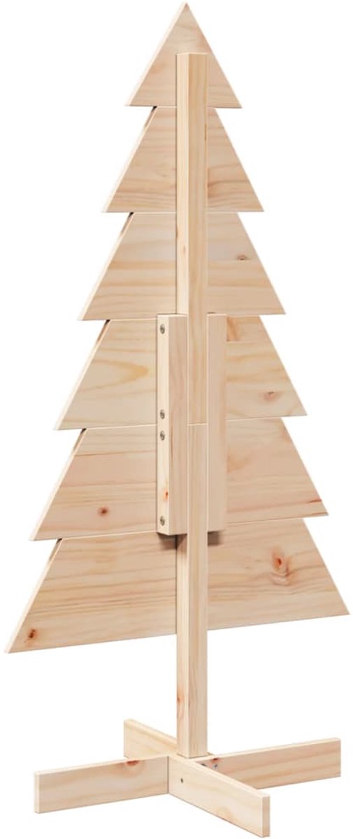 vidaXL Kerstboom Massief Grenenhout 120 cm