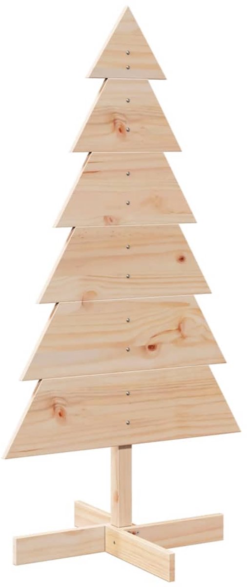 vidaXL Kerstboom Massief Grenenhout 120 cm