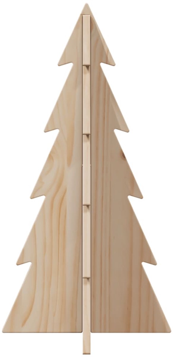 vidaXL Kerstboom massief grenenhout 59,5 cm