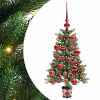 vidaXL kerstboom met standaard, 90 cm, groen