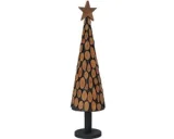 vidaXL kerstboom met standaard bruin 120 cm massief teakhout