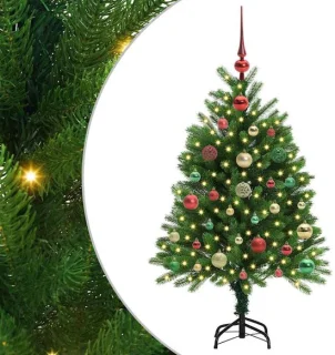 vidaXL kerstboom met standaard, groen, 120 cm