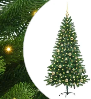 vidaXL kerstboom met standaard groen 150 cm PE
