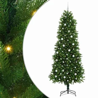vidaXL kerstboom met standaard, groen, 240 cm